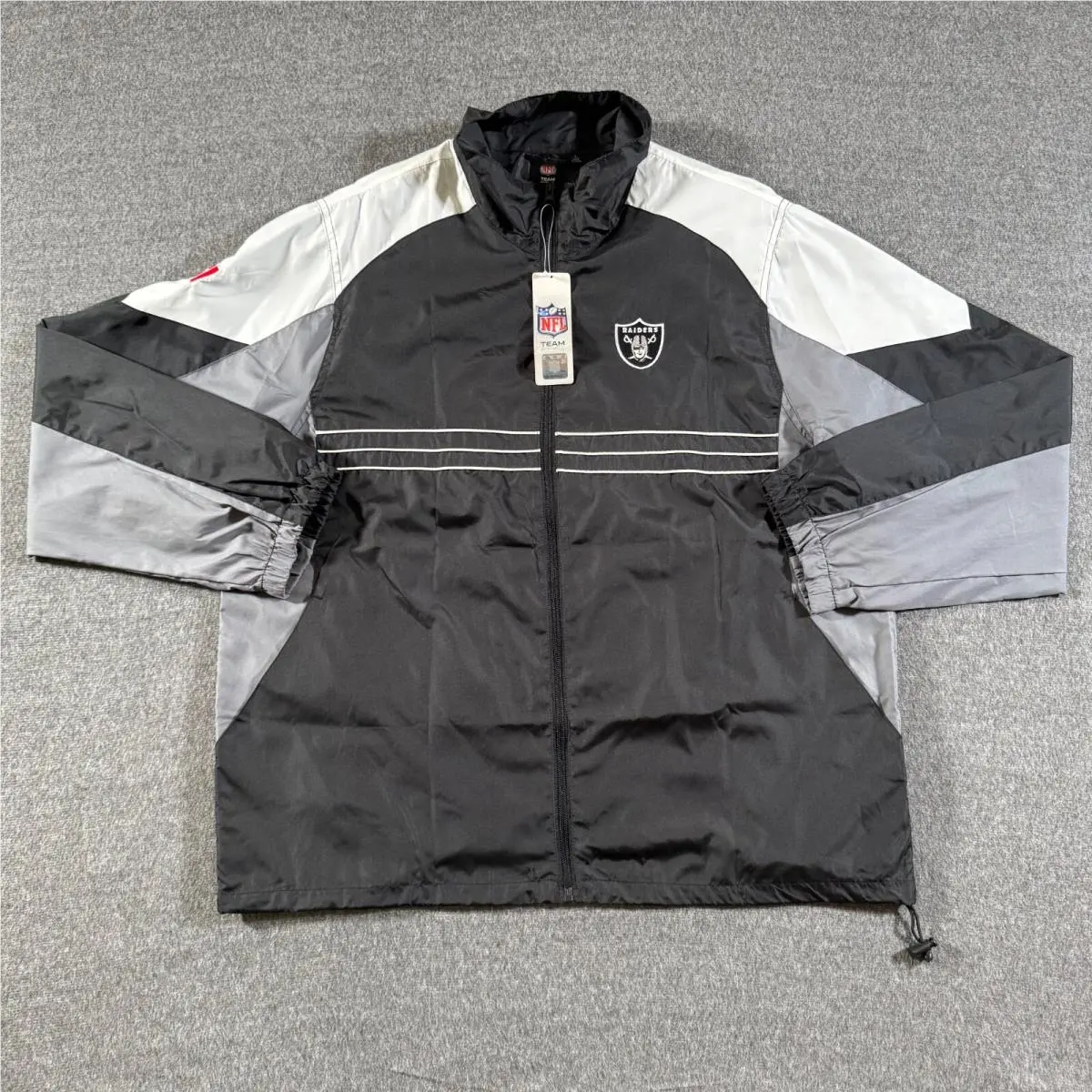 Reebok clothing - Vintage Y2K Reebok SI Raiders Windbreaker - Black 16