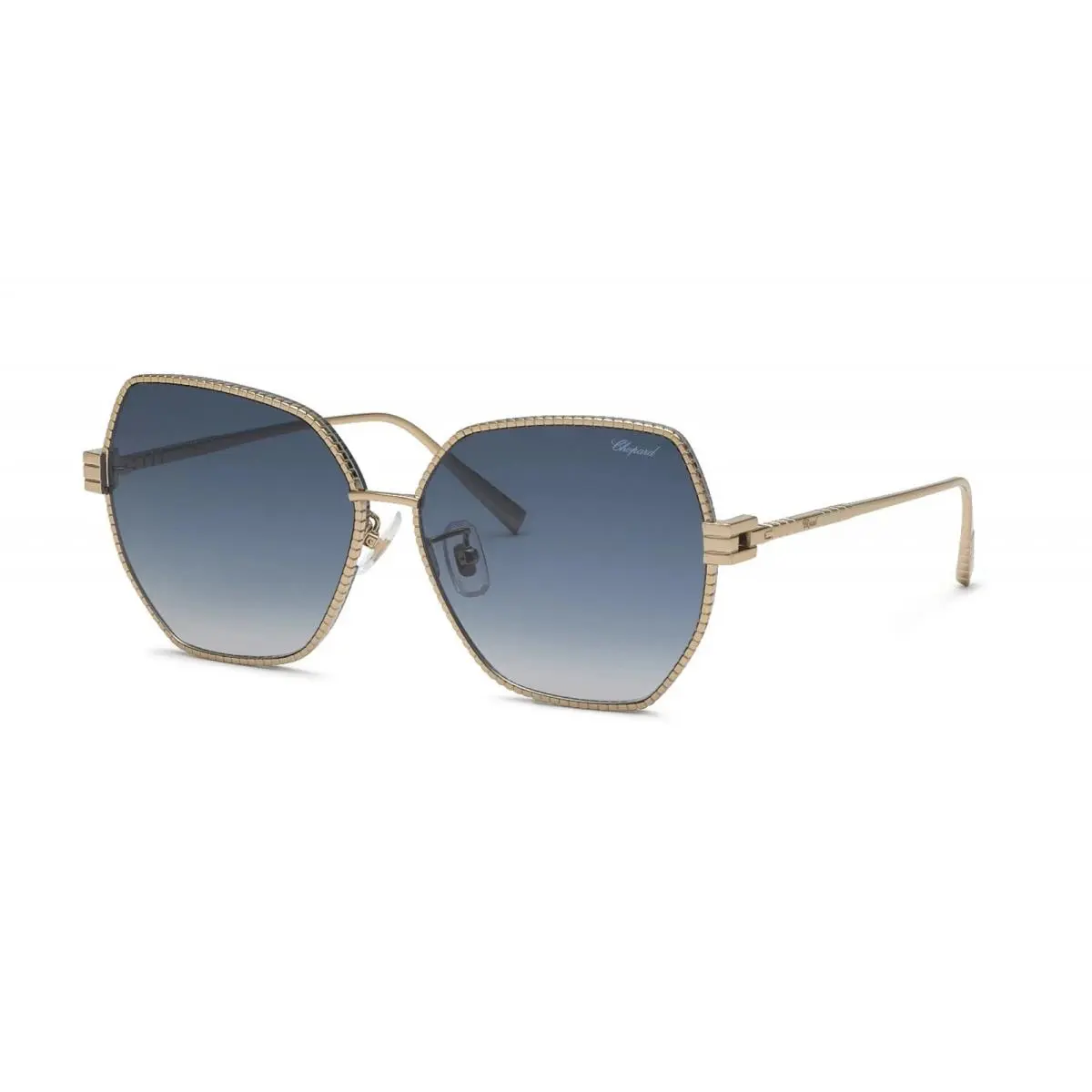 Chopard SCHL28M 08FE Pale Gold/blue Gradient 59-15-135 Sunglasses