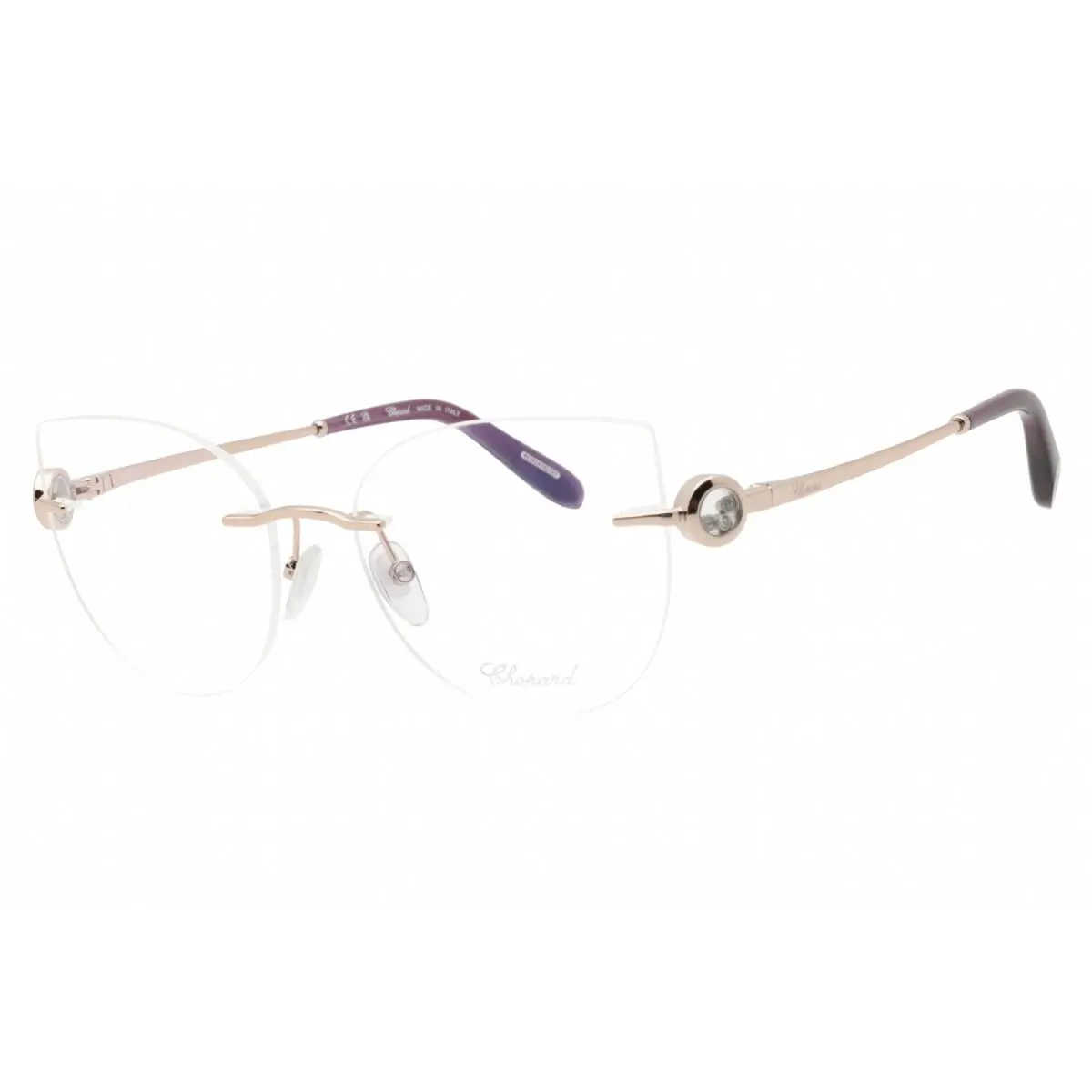 Chopard VCHL27S 0A39 Eyeglasses Red Gold Frame 55mm