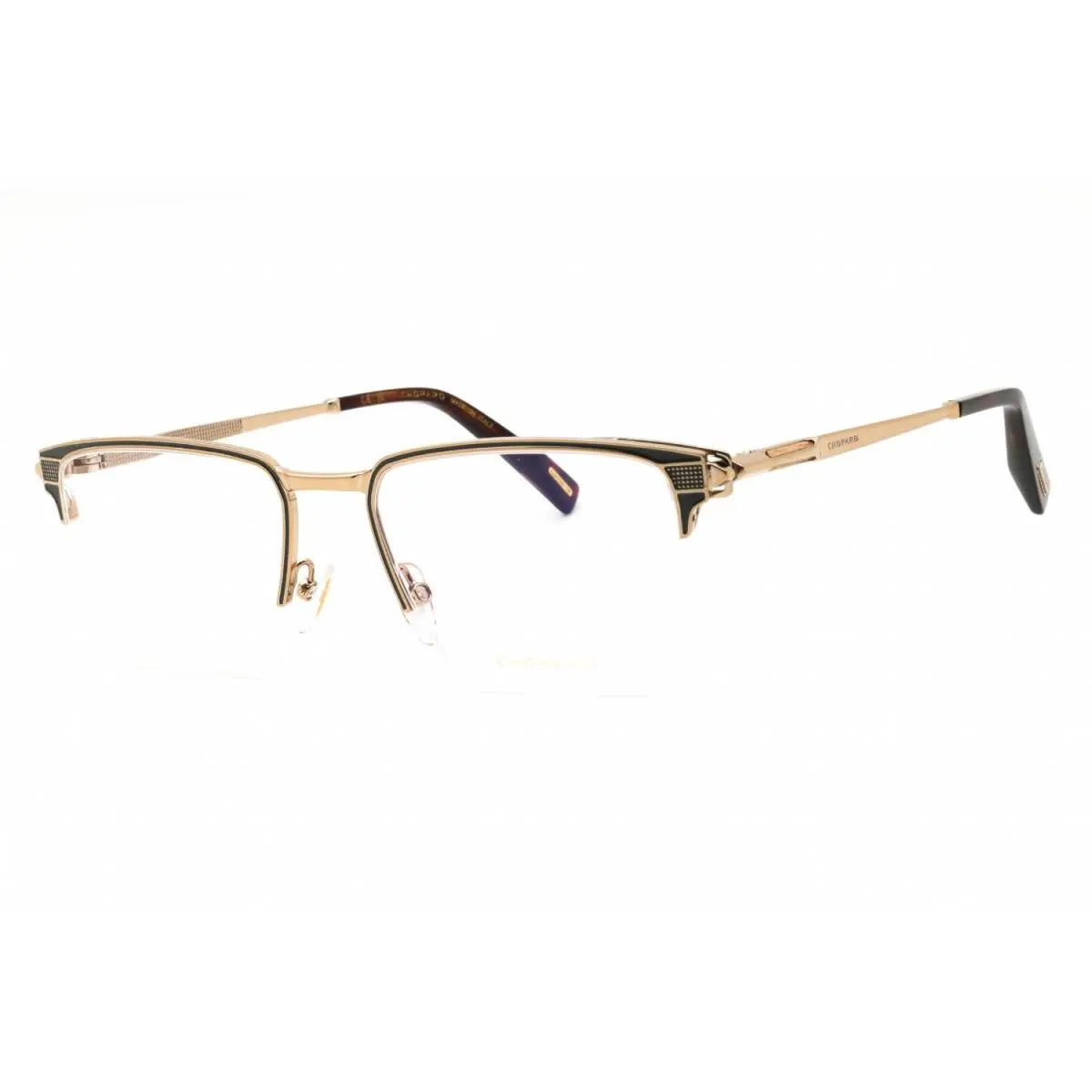 Chopard VCHL20 02A8 Shiny Grey Gold 54mm Eyeglasses