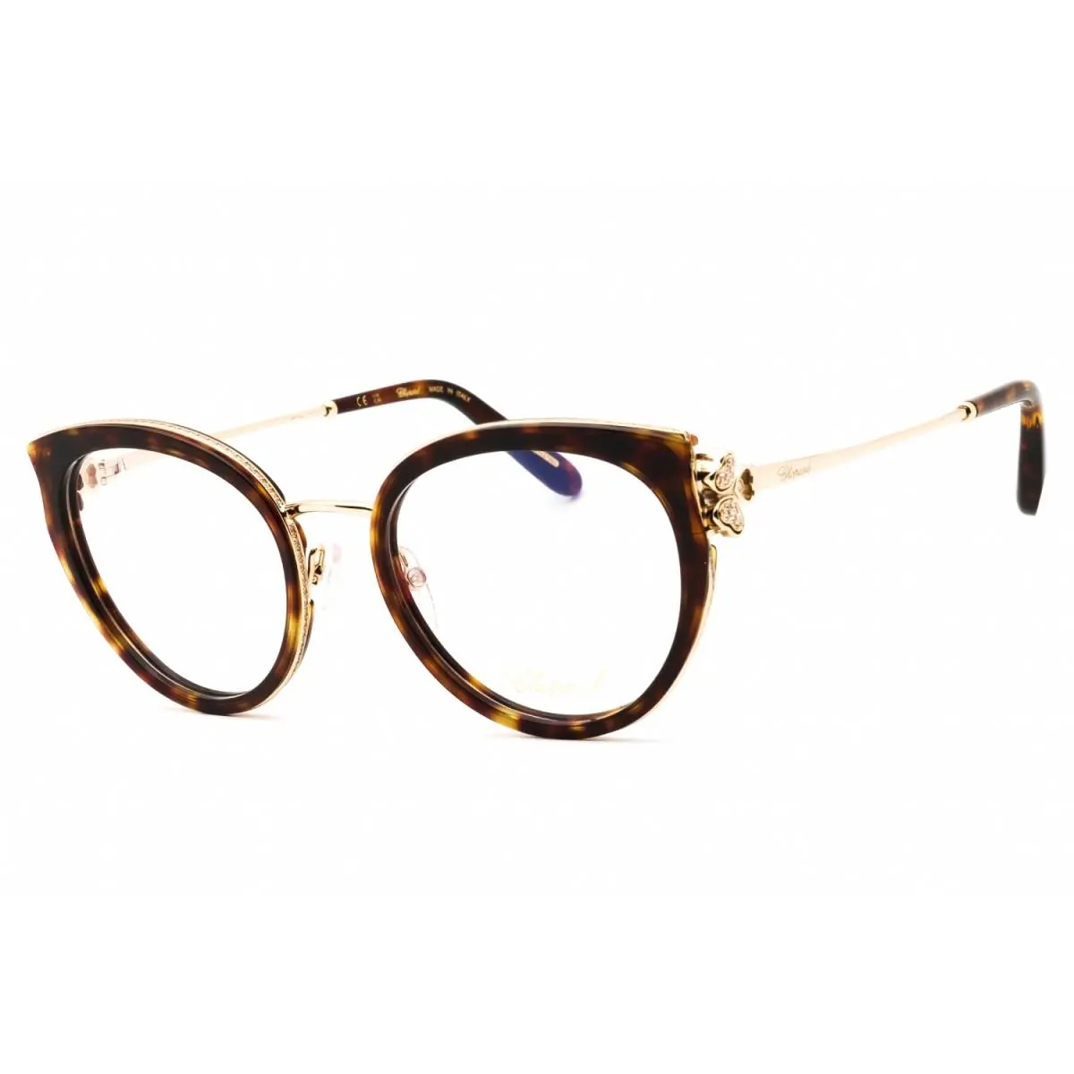 Chopard VCH367S 0909 Shiny Havana 52mm Eyeglasses