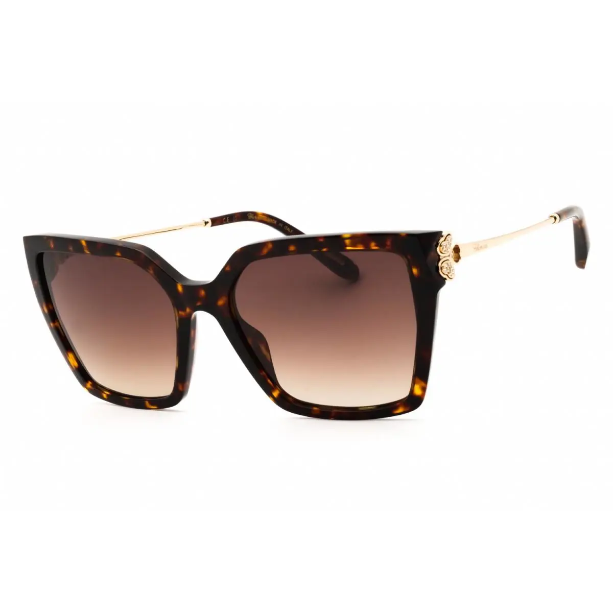 Chopard SCH371S Sunglasses 0909 Classic Havana 56mm Unisex