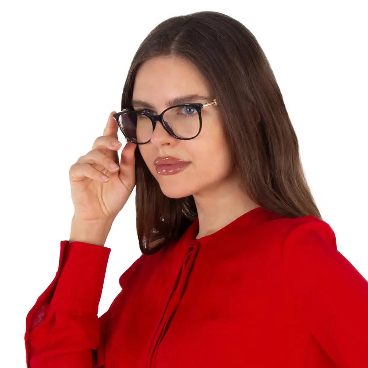 Chopard Demo Cat Eye Ladies Eyeglasses VCH283S 0700 55 VCH283S 0700 55
