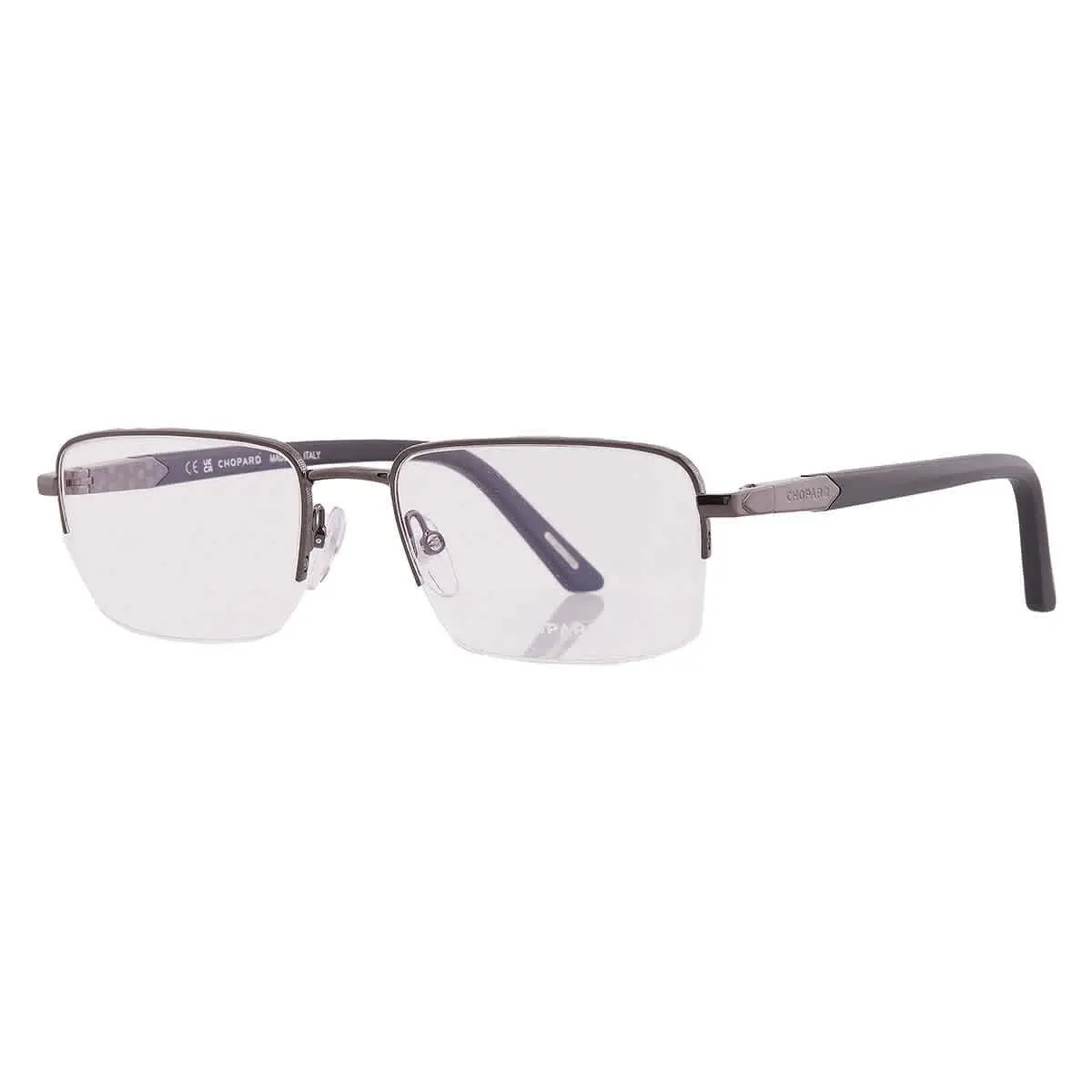 Chopard Demo Rectangular Men`s Eyeglasses VCHG60 0568 55 VCHG60 0568 55 - Green, Frame: Green