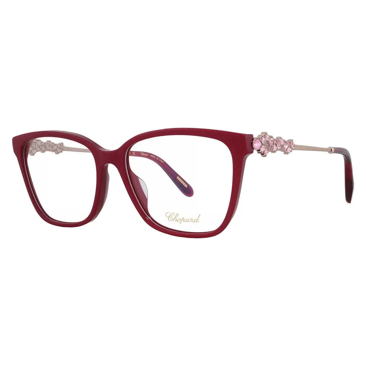 Chopard Demo Square Ladies Eyeglasses VCH361S 08LA 55 VCH361S 08LA 55