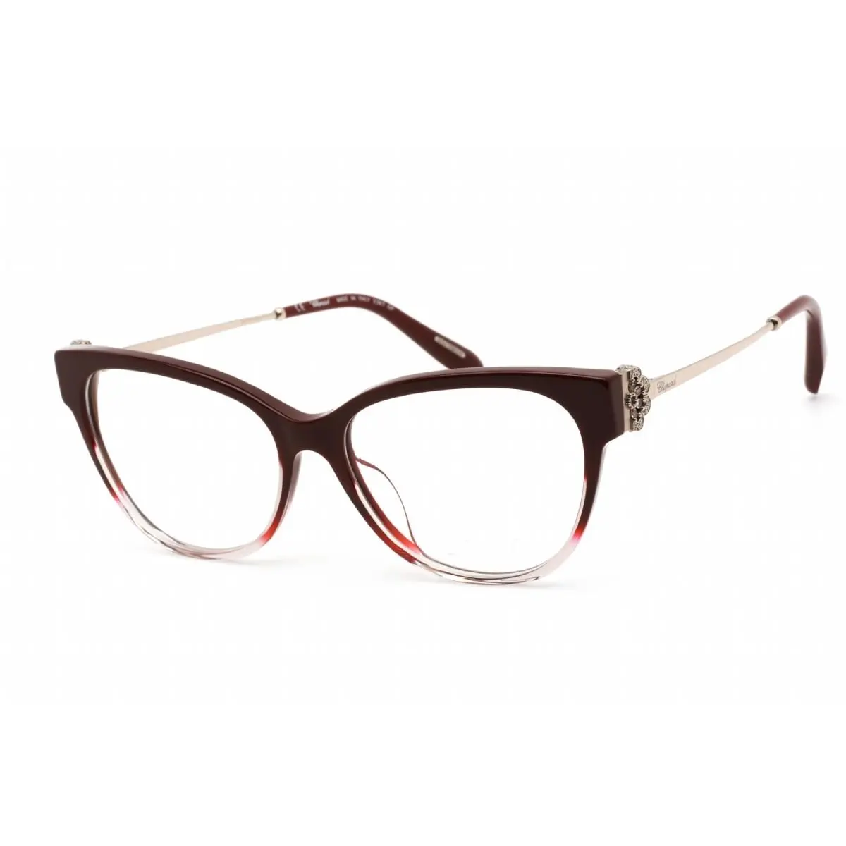 VCH325S 0AQ8 Shiny Red Gradient Light Pink Eyeglasses by Chopard