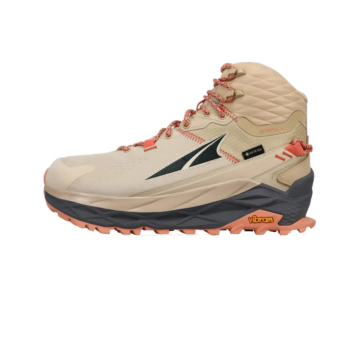 Altra Women`s Olympus 5 Hike Mid Gtx Hiking Shoe Sand 7.5 - sand