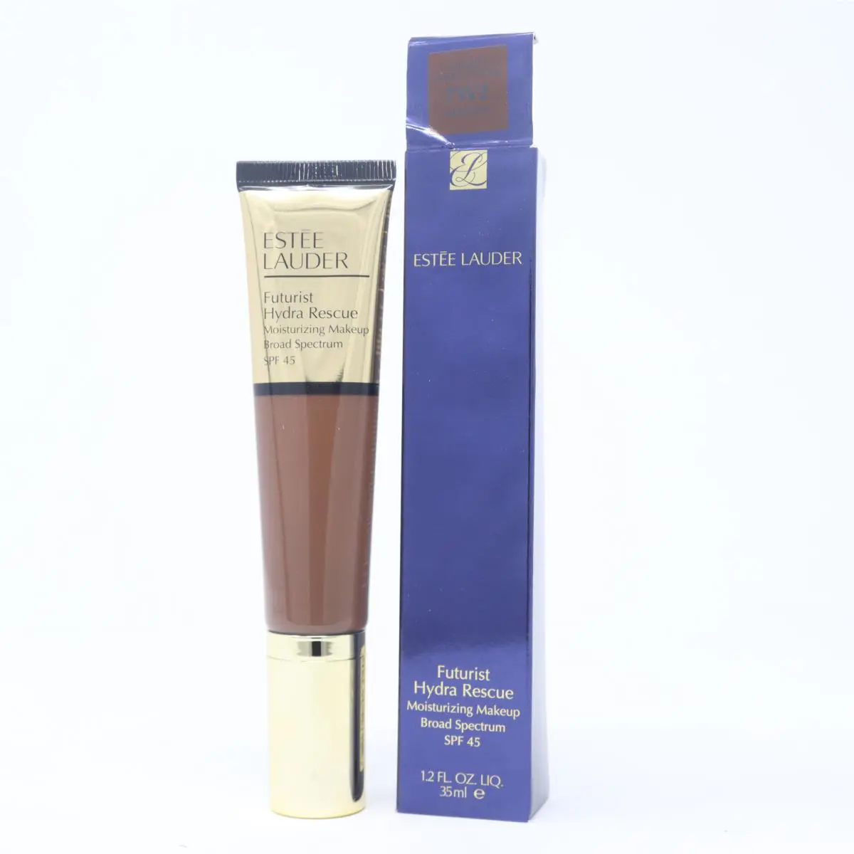 Estee Lauder Futurist Hydra Rescue Moisturizing Makeup Spf 45 1.2oz with 7W2 Rich Spice by Estée Lauder