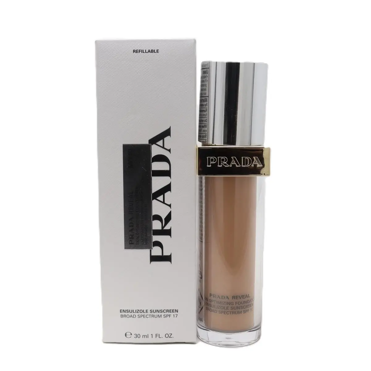 Reveal Skin Optimizing Refillable Soft Matte Foundation 1oz MN40 by Prada