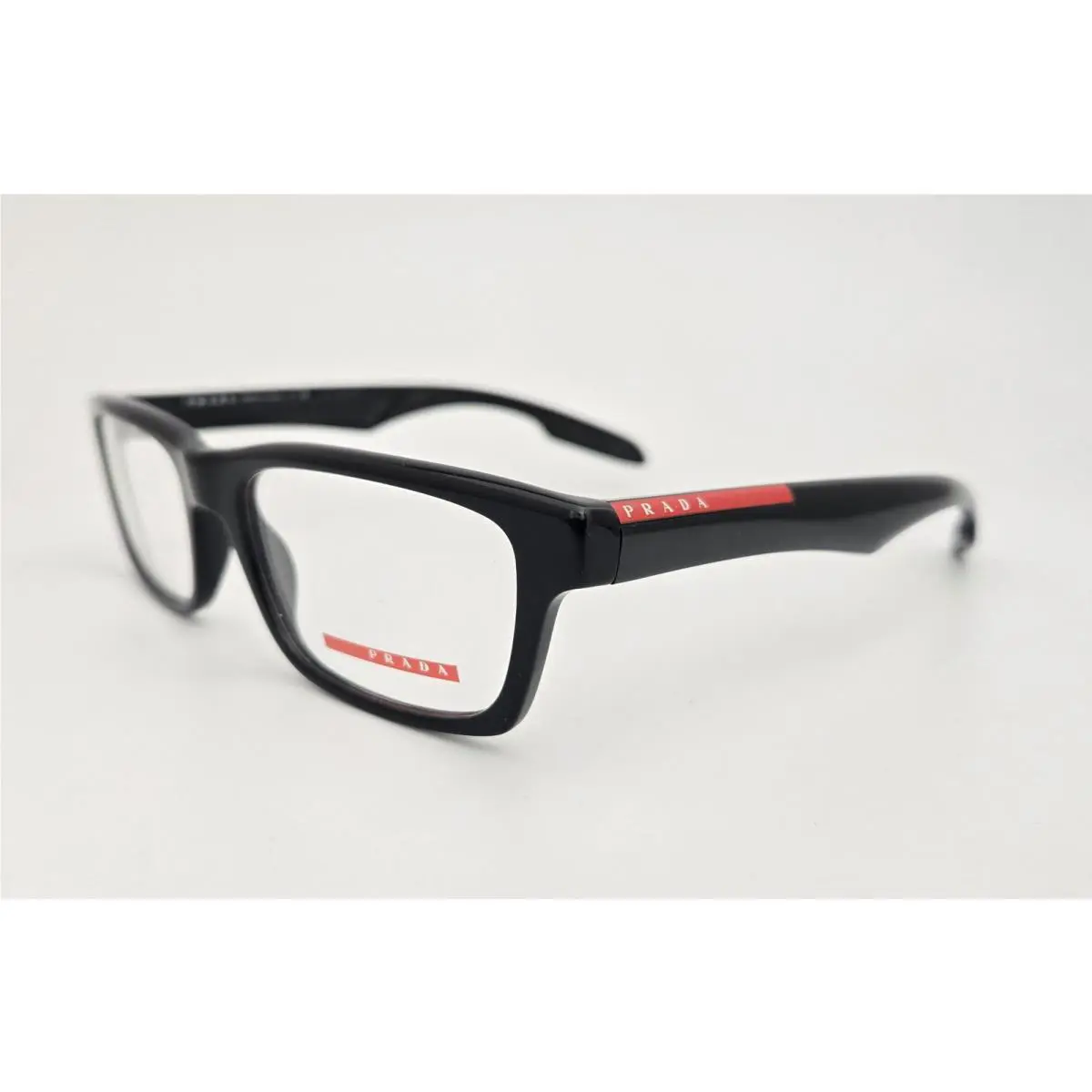 Prada Sport Eyeglasses Vps 07C Color 1AB-1O1 Black Size 53 Men`s Small