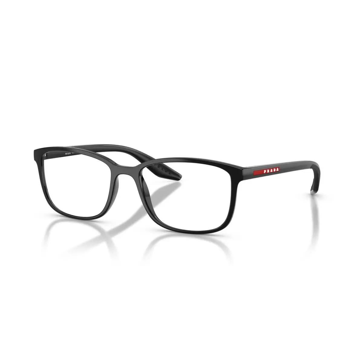 Linea Rossa 07RV Eyeglasses 1AB1O1 Black by Prada