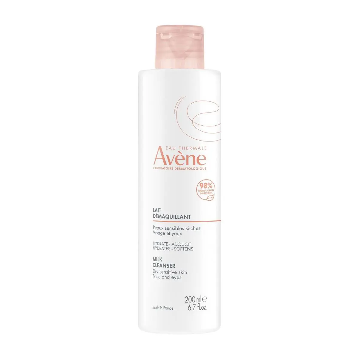 Avène Gentle Milk Cleanser Moisturizing No-rinse Lotion Dry Sensitive Sk