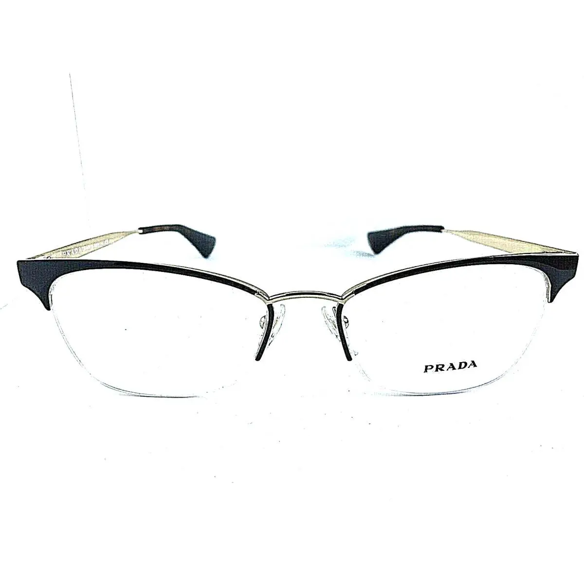 Prada Vpr 56Q DOH-1O1 51mm Semi-rimless Women`s Eyeglasses Frame