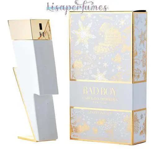Bad Boy Sparkling Ice by Carolina Herrera For Men 3.4oz Eau De Toilette Spray