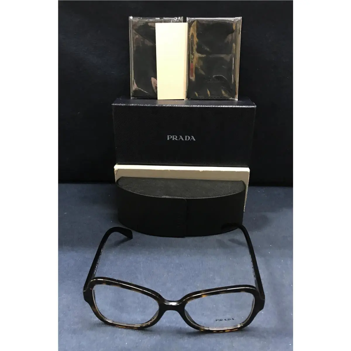 Prada Vpr 25S 2AU-1O1 Eyeglasses 53-18-135mm Italy