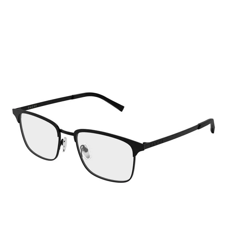 Gucci Eyeglasses Frames GG2135O 006 Matte Black Square Full Rim 56-18-155