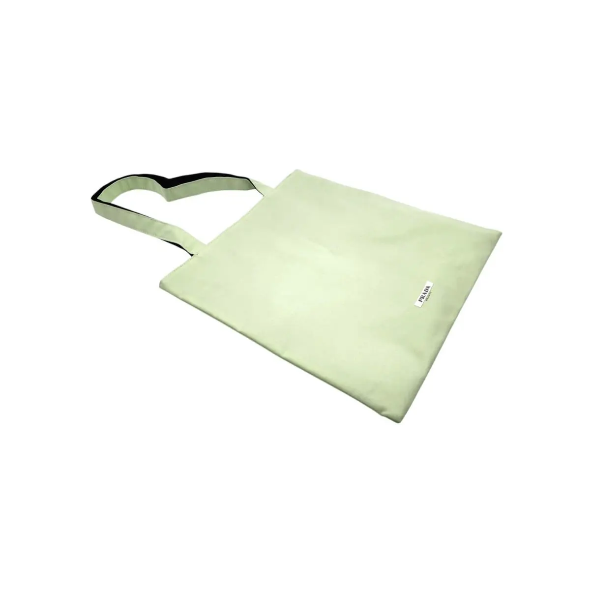 ​prada Beauty Reversible Green Black Promotional Shopper Tote with Pouch Bag