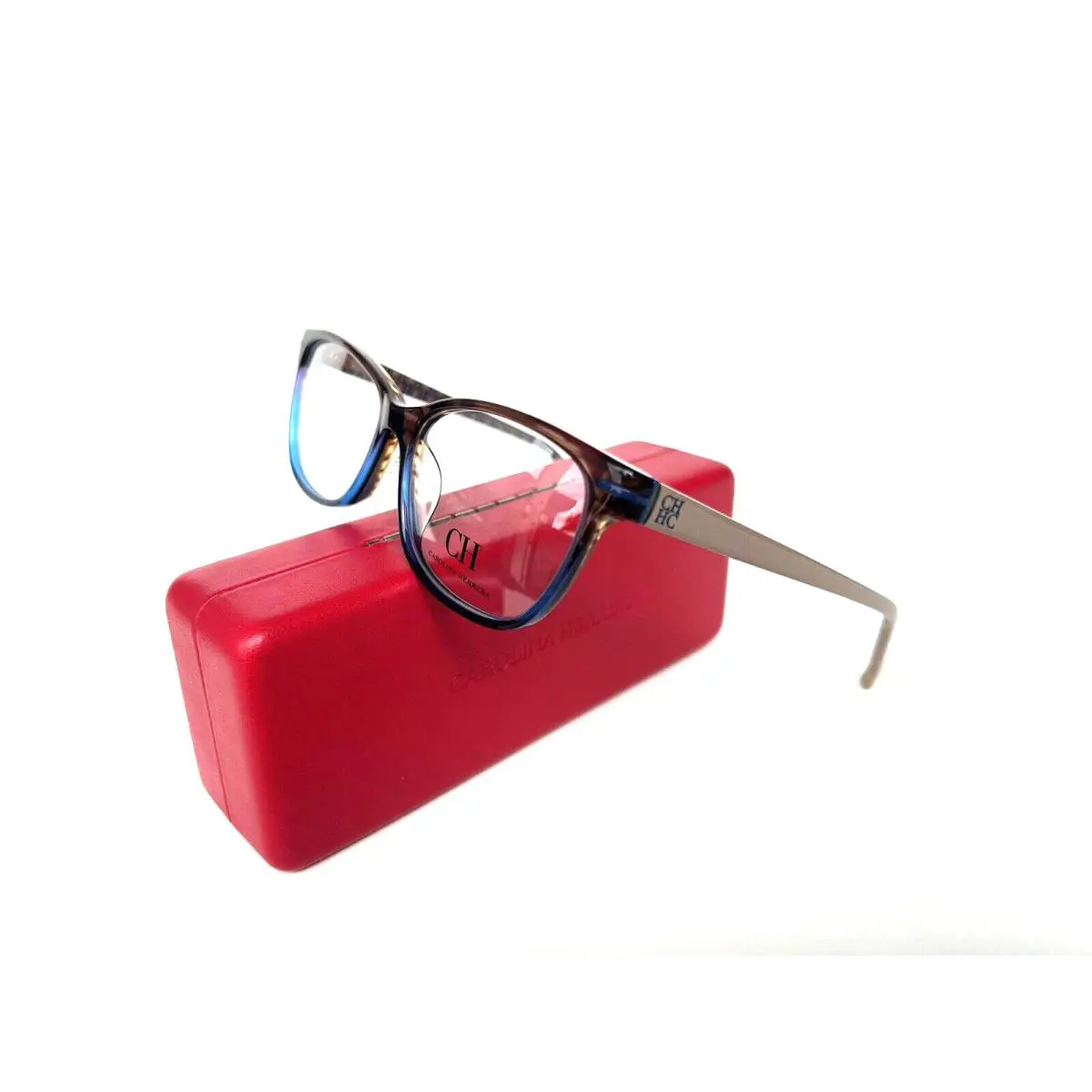 Carolina Herrera Frames VHE635K OM61 53 15 140 Brown Acetate Eyeglasses