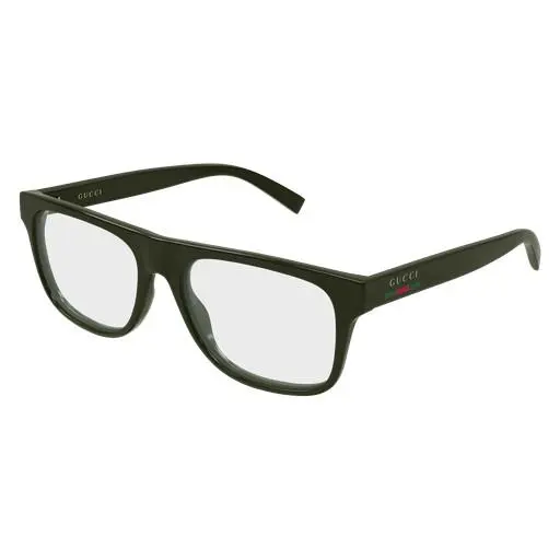 GG 1117 ON-004 Green / Transparent 004 Size 56 Eyeglasses by Gucci