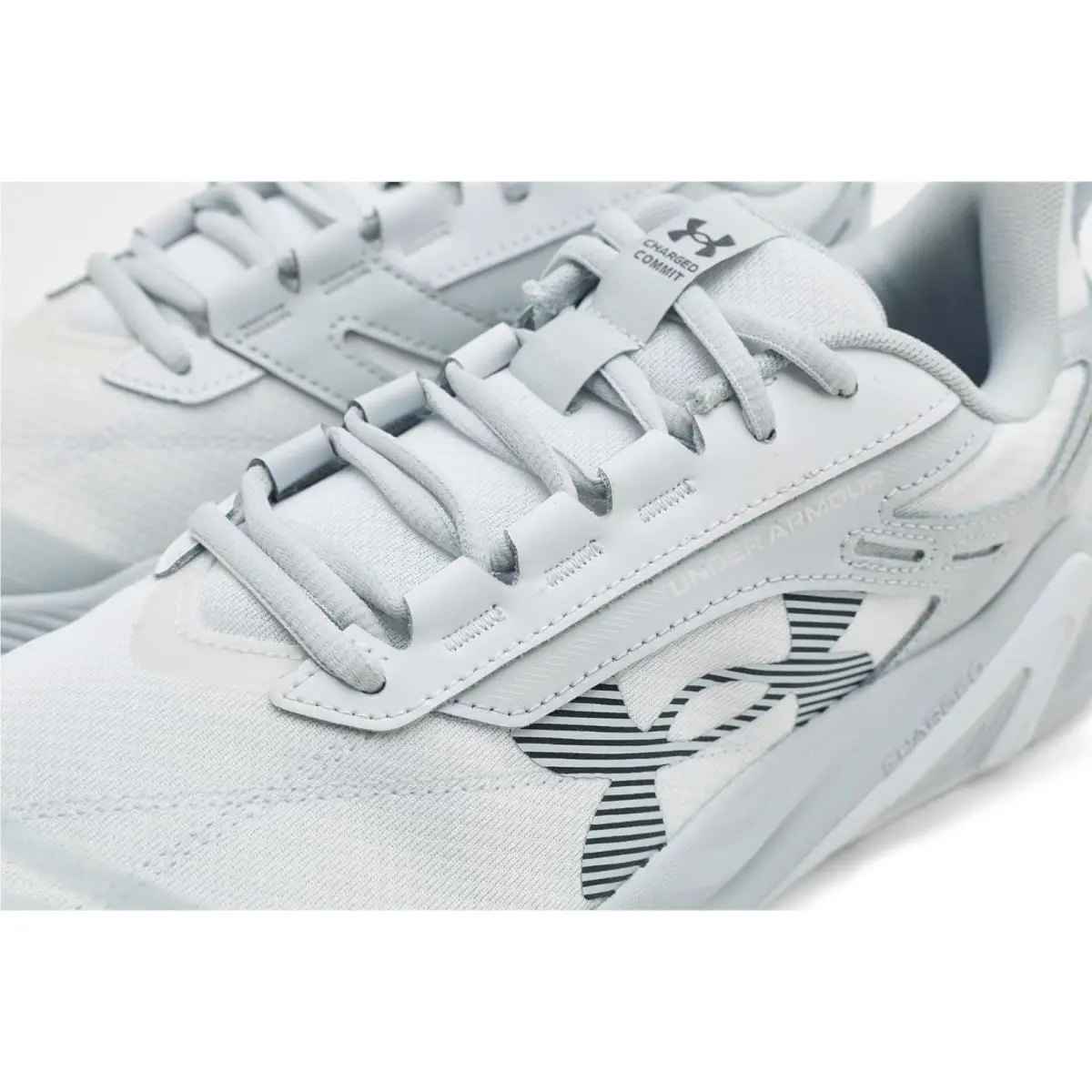 Under Armour shoes - White/Halo Gray/Castlerock 4