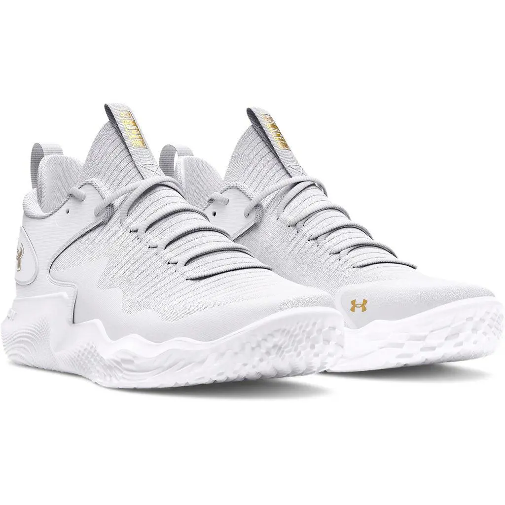 Under Armour shoes - 3027084 - 3027084 - White-Metallic Gold 2