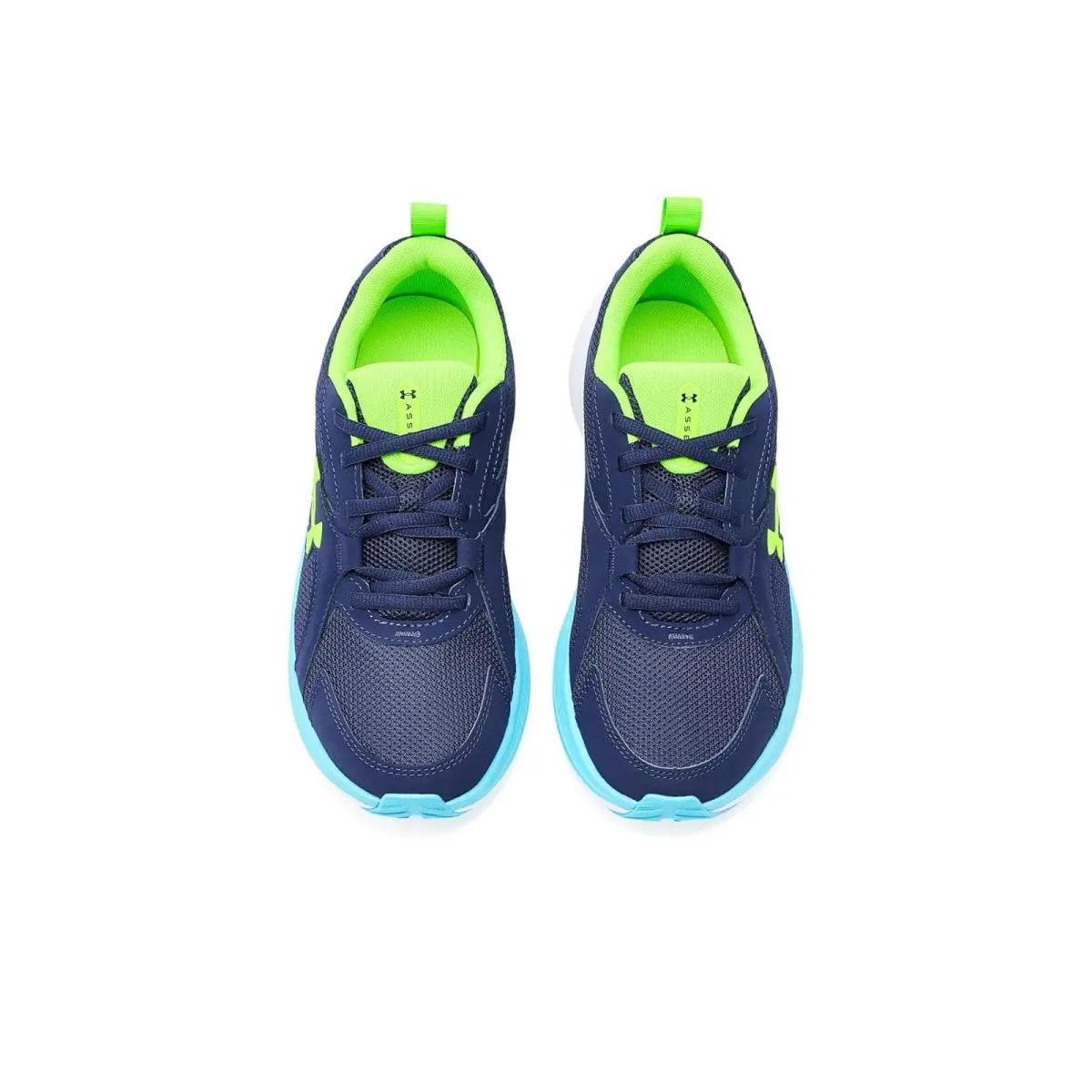 Under Armour shoes - Midnight Navy/Blue Blur/Hyper Green 7