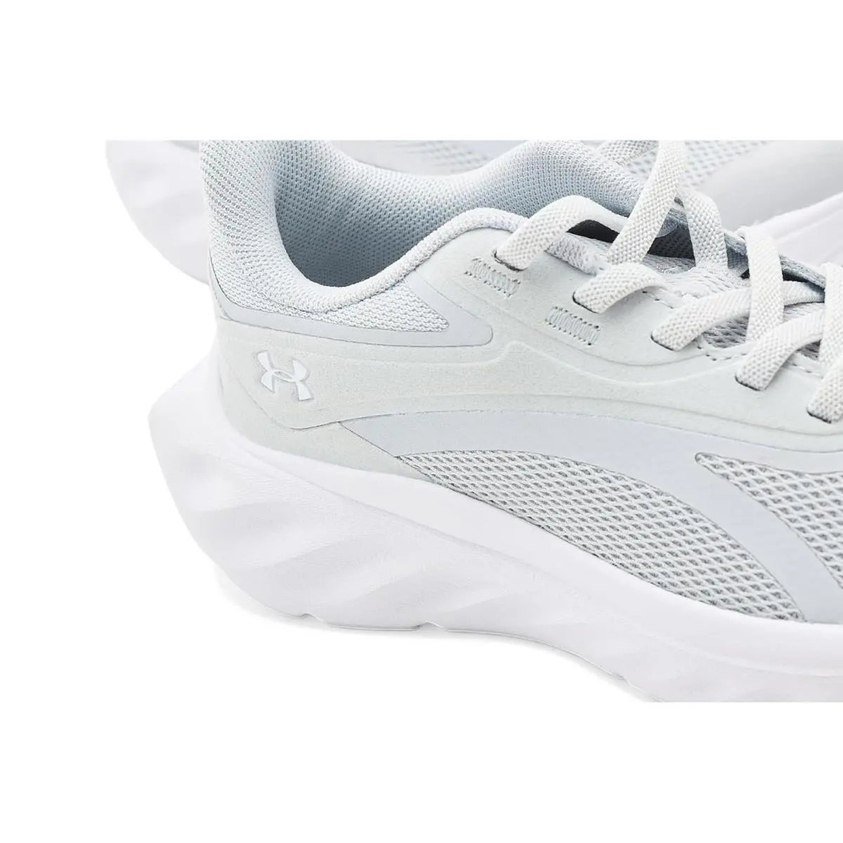 Under Armour shoes - Halo Gray/Halo Gray/White 4
