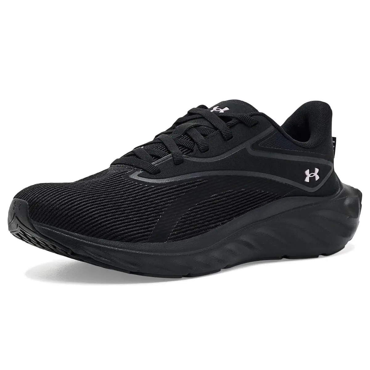 Under Armour shoes - Black/Black/Prime Pink 6