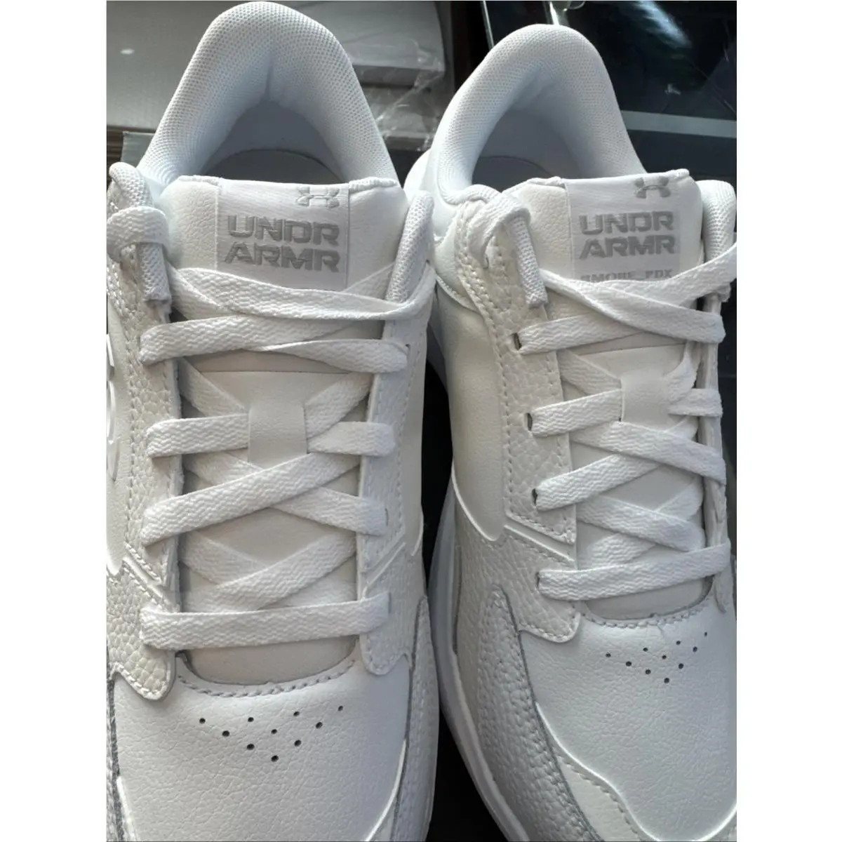 Under Armour shoes - Edge LTHR 4E - Edge LTHR - 3028602-100 - White 8