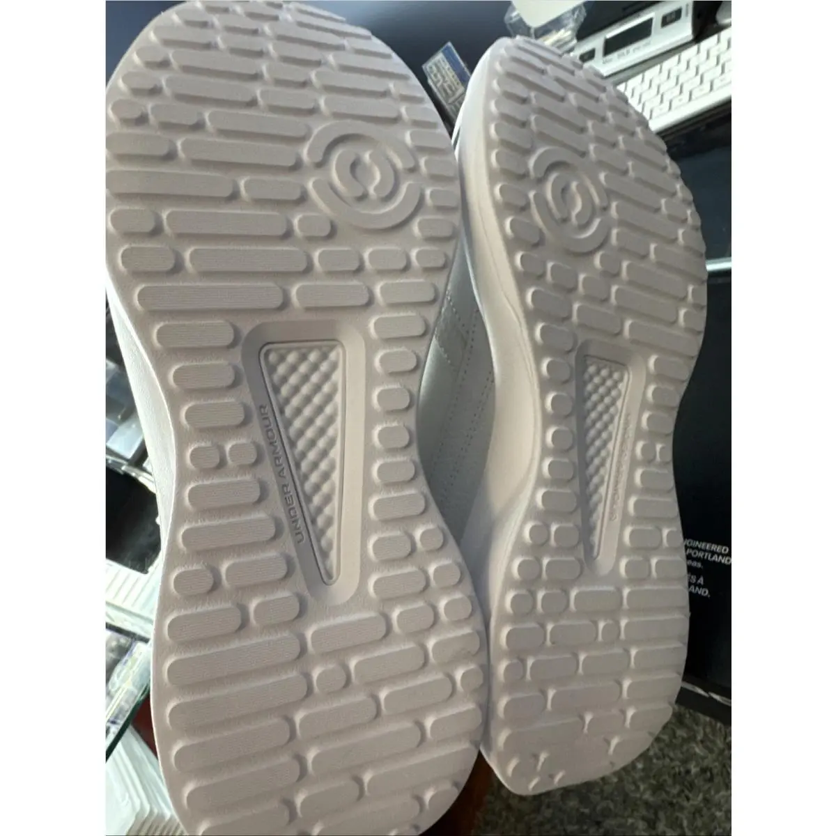 Under Armour shoes - Edge LTHR 4E - Edge LTHR - 3028602-100 - White 11