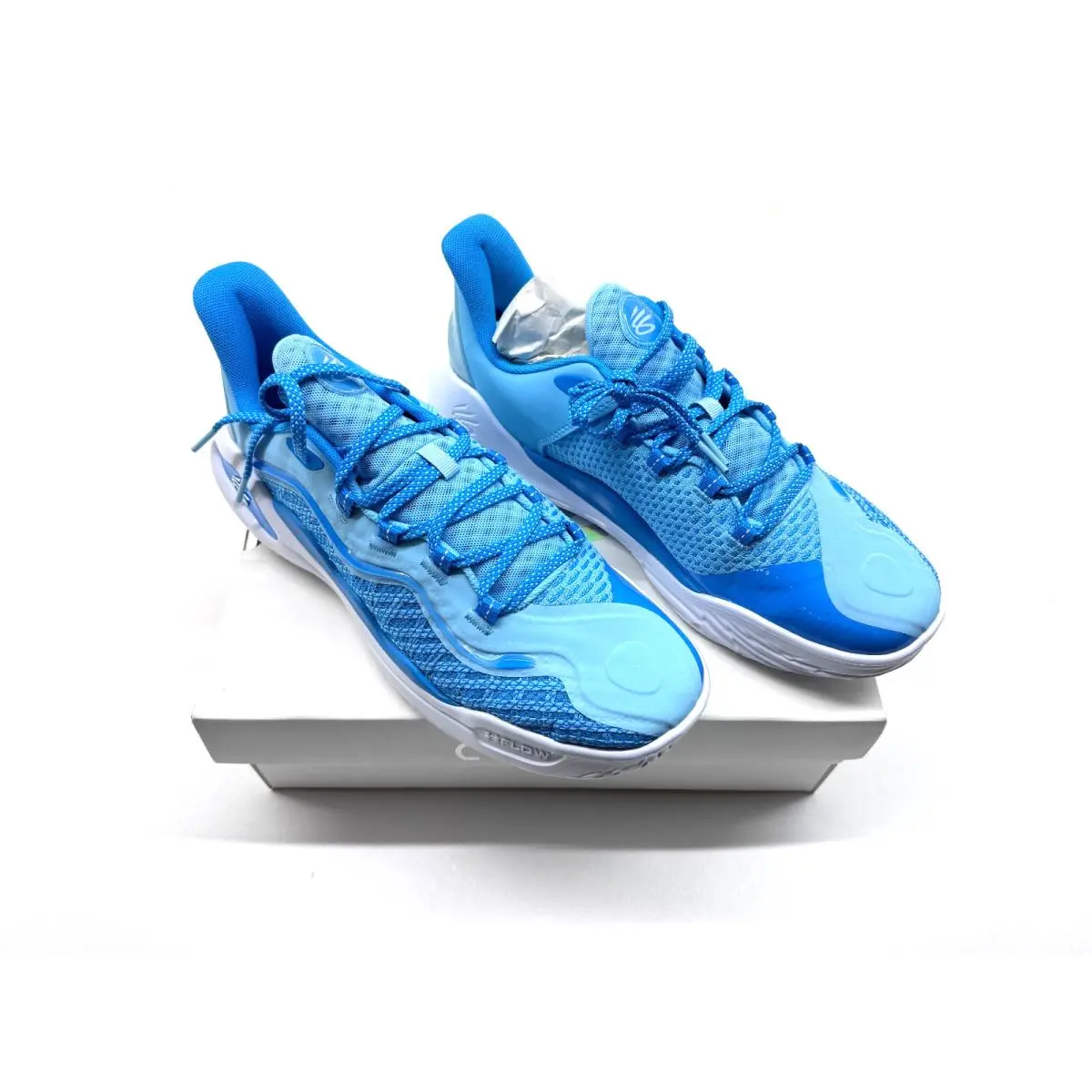 Under Armour Curry 1 Retro Mouthguard Blue Mens Size 11.5