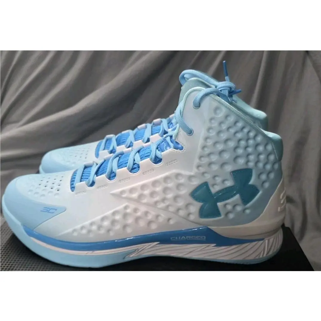 Under Armour shoes - Curry 1 Retro Mouthguard - Curry Retro Mouthguard - 3024397-400 - Blue 1