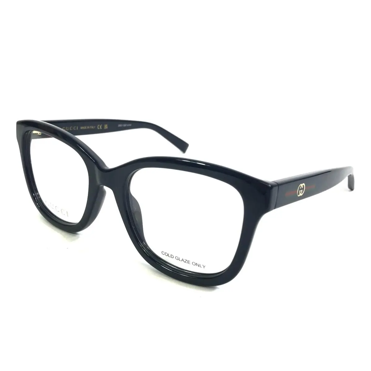 Gucci Eyeglasses Frames GG2104O 004 Polished Blue Cat Eye Full Rim 53-19-140
