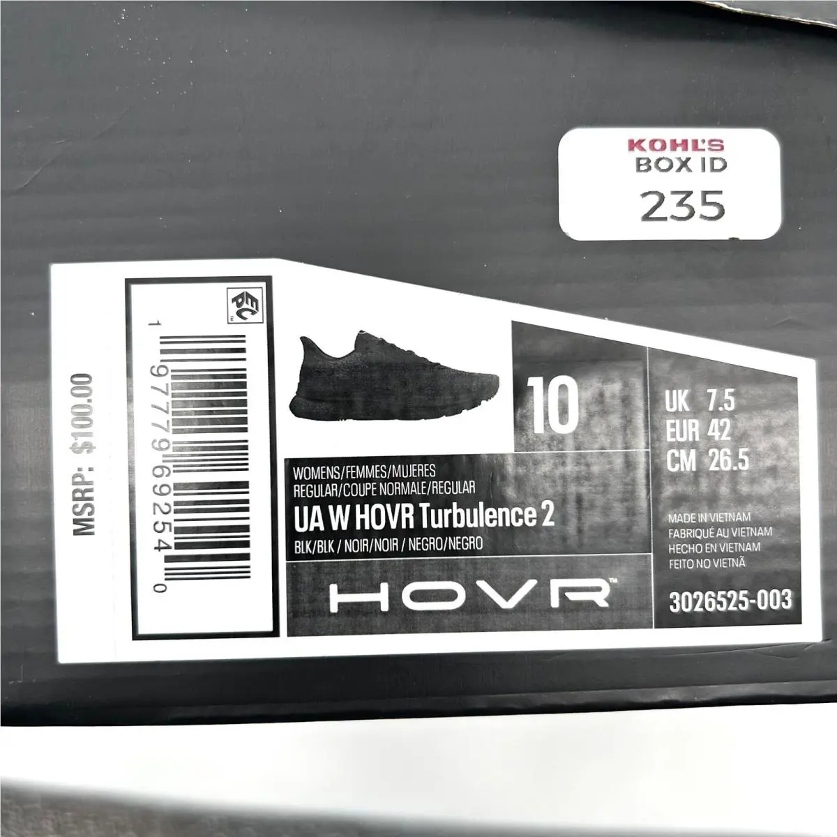 Under Armour shoes - HOVR Turbulence 2 - HOVR Turbulence - Black 8
