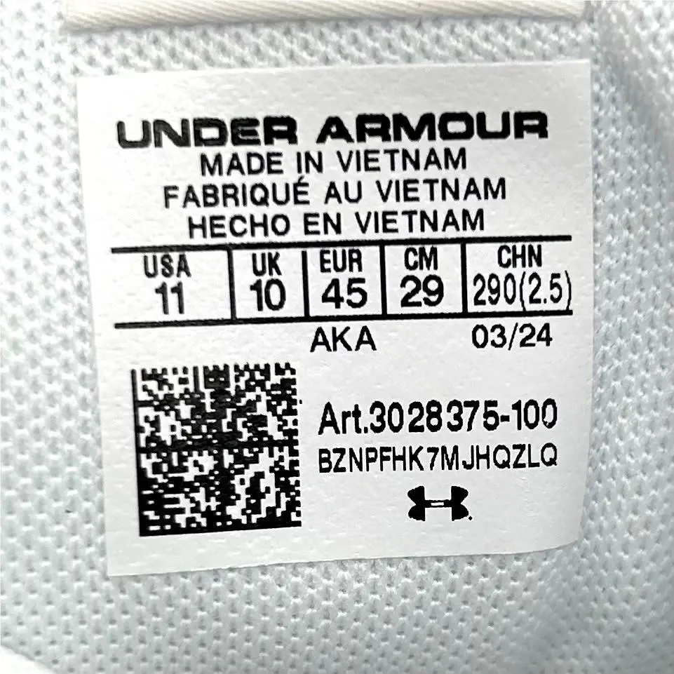 Under Armour shoes - Under Armour Charged Rogue 3 - 3028375-100 - White 8