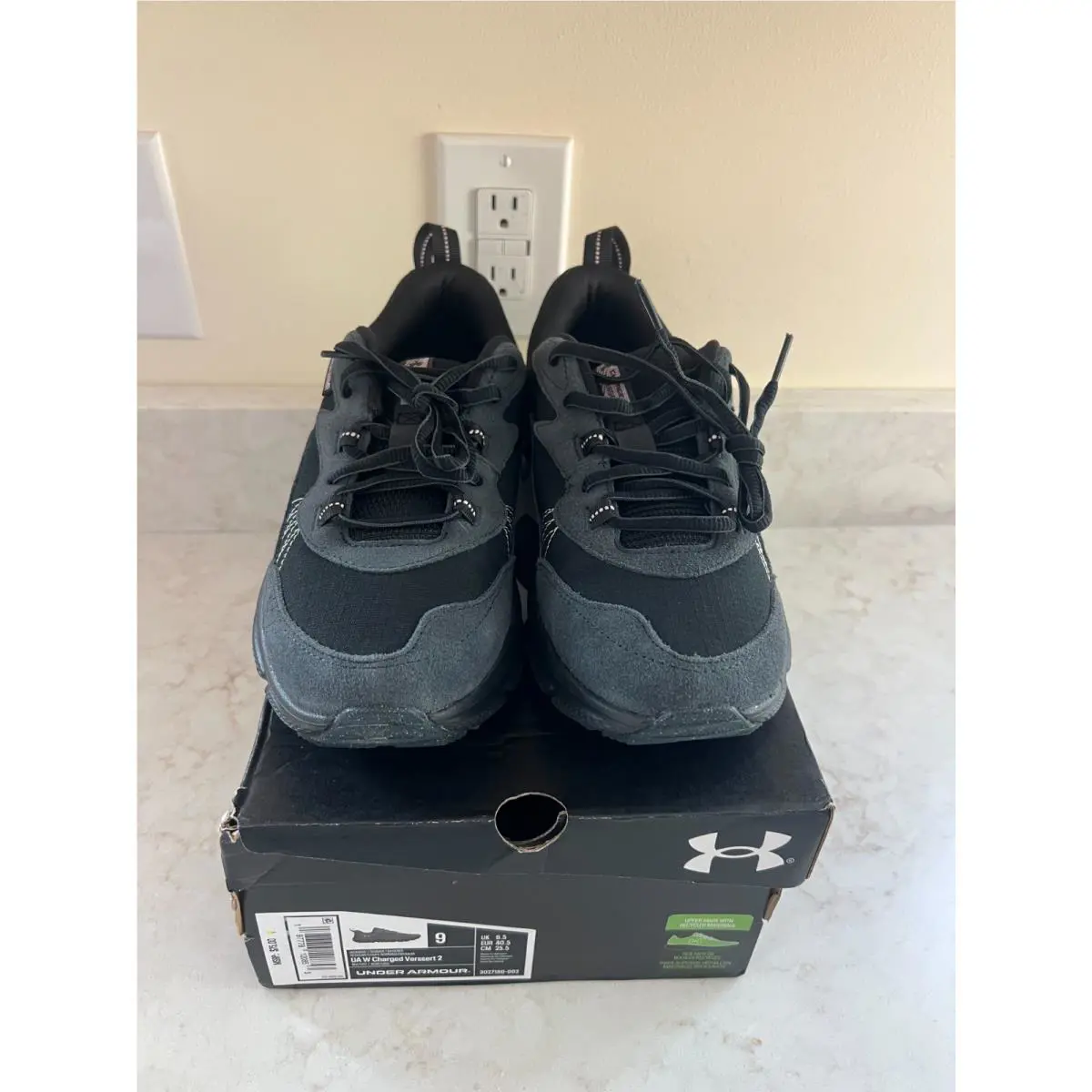 Under Armour shoes - Under Armour Charged Verssert 2 - 3027180-002 - Black (UPC: 197778120853) 1