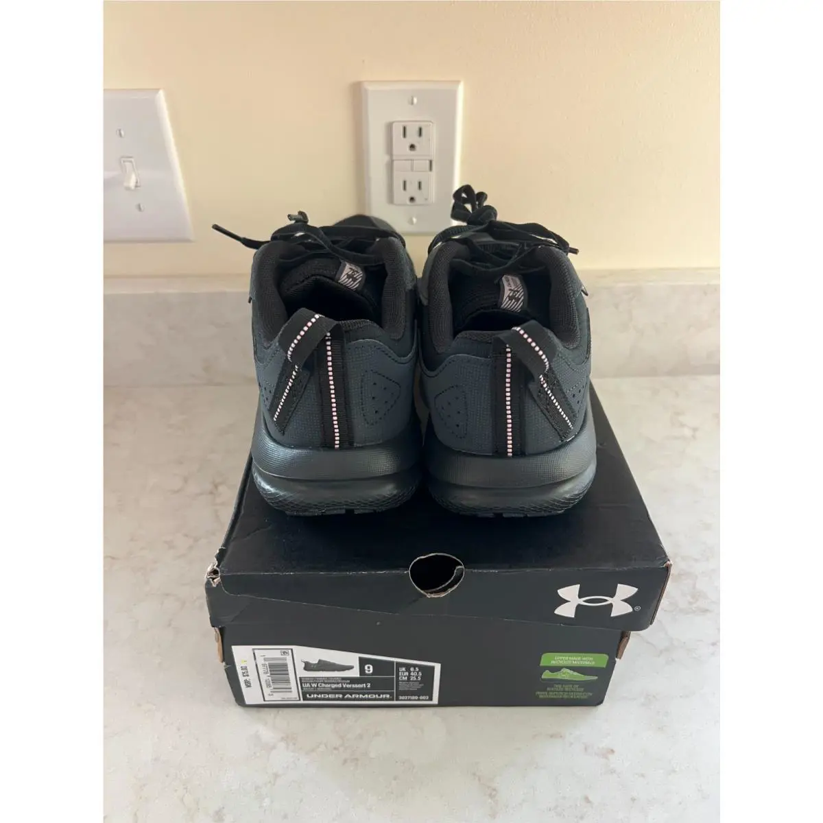 Under Armour shoes - Under Armour Charged Verssert 2 - 3027180-002 - Black (UPC: 197778120853) 3