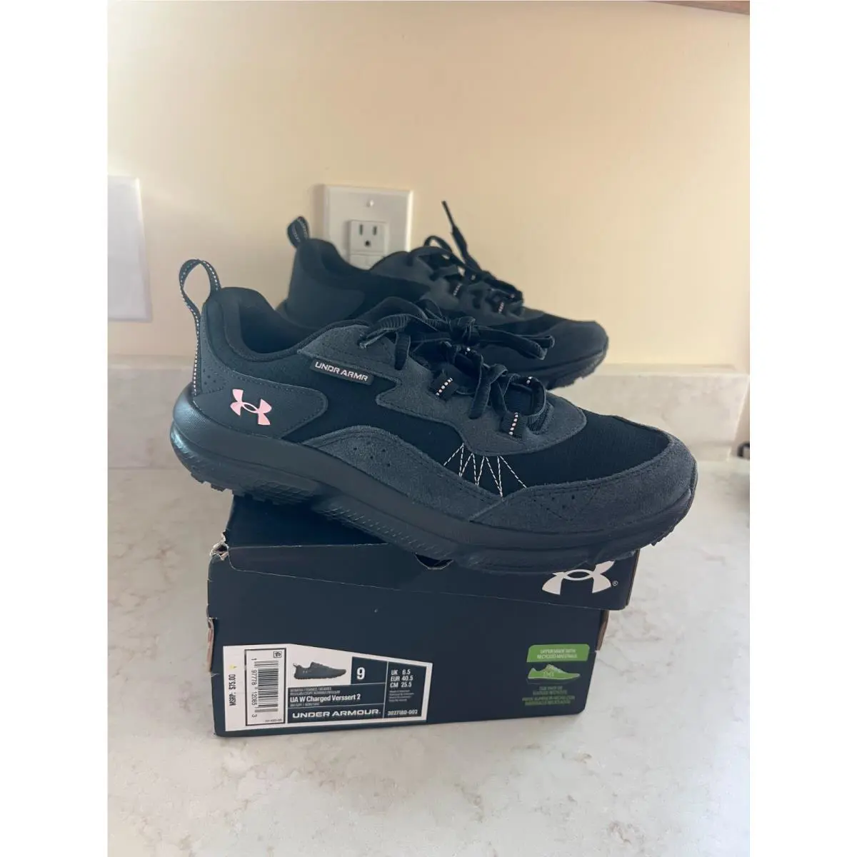 Under Armour shoes - Under Armour Charged Verssert 2 - 3027180-002 - Black (UPC: 197778120853) 0