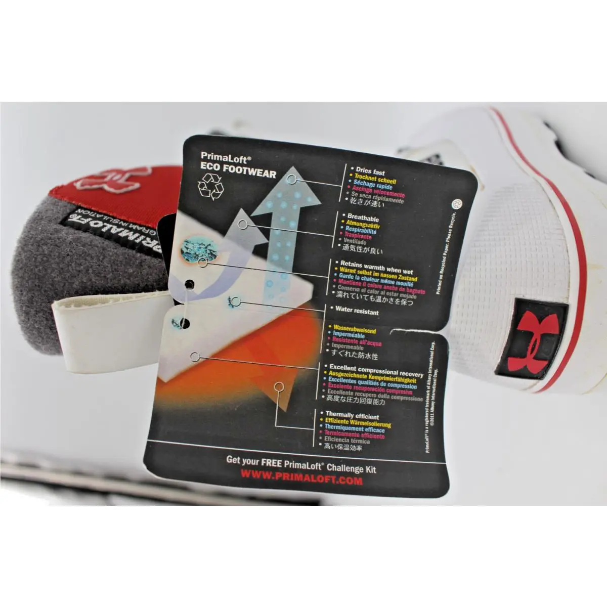Under Armour shoes - Under Armor Clackamas 200 - Under Armor Clackamas - 1255951-100 - White 4