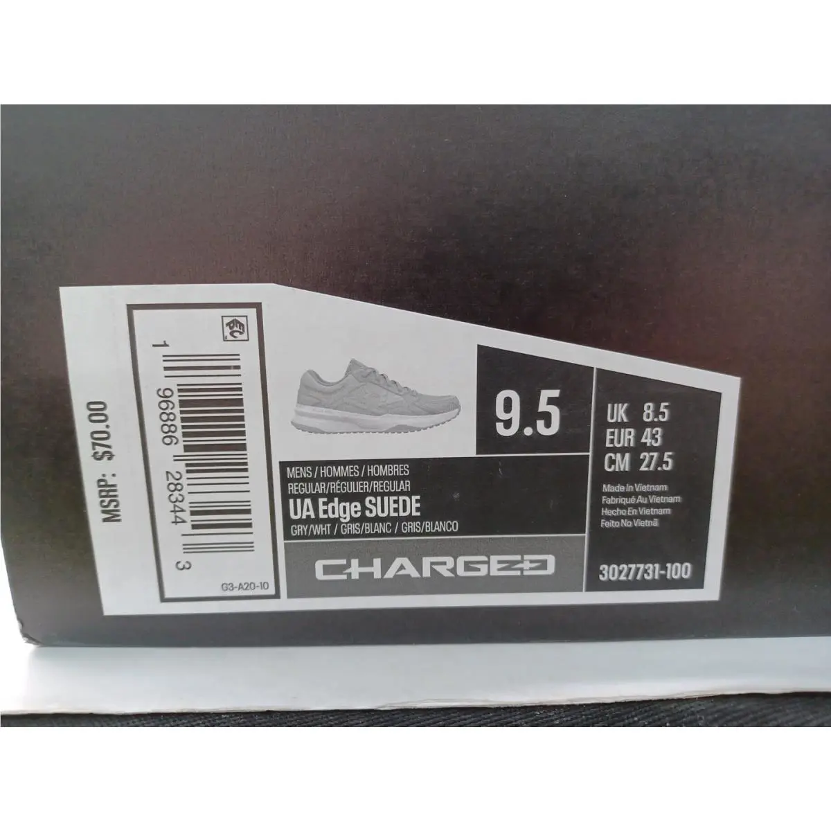 Under Armour shoes - Edge - Edge - Gray 17