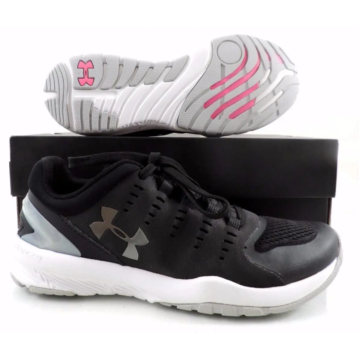 Under Armour shoes - Under Armour Charged Stunner Training - 1266379 002 - Black (UPC: 889362355634) 8