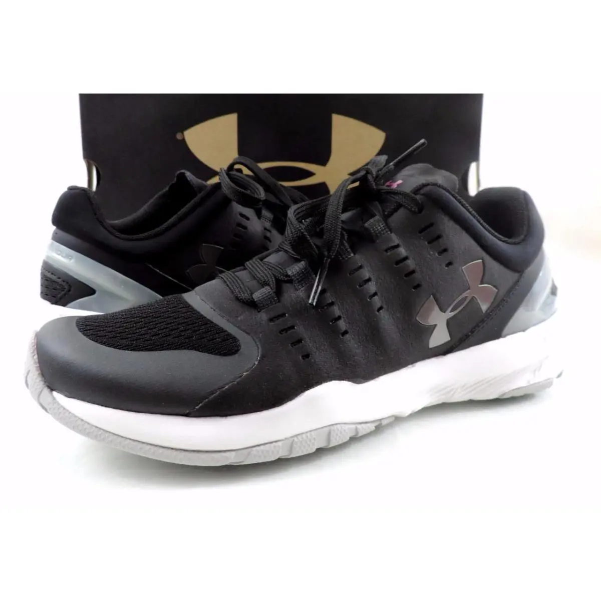 Under Armour shoes - Under Armour Charged Stunner Training - 1266379 002 - Black (UPC: 889362355634) 1