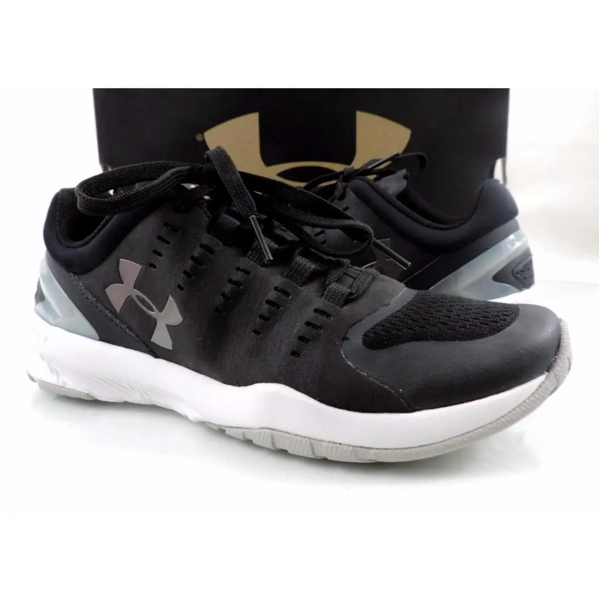 Under Armour shoes - Under Armour Charged Stunner Training - 1266379 002 - Black (UPC: 889362355634) 2