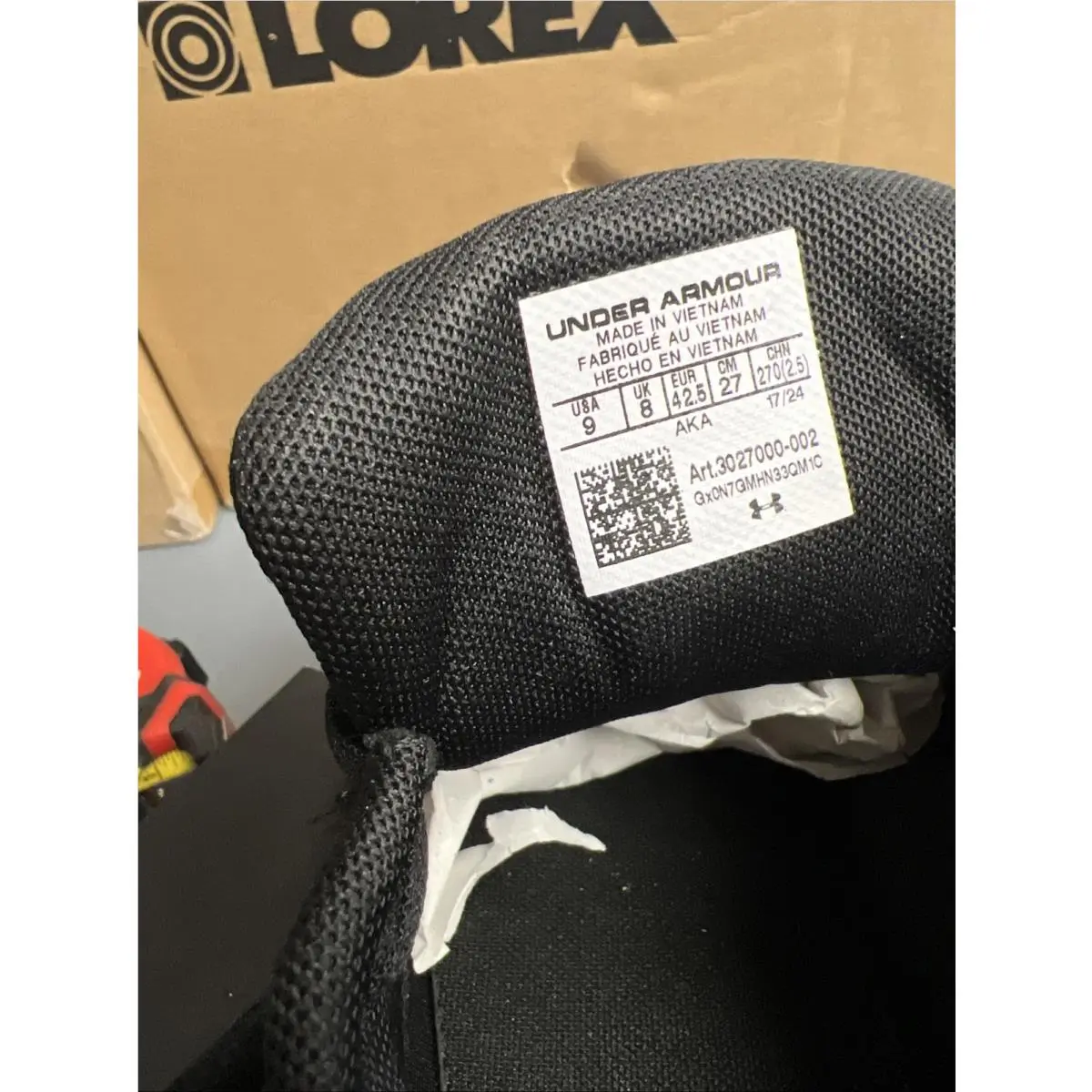 Under Armour shoes - UA Surge - Surge - 3027000-002 - Black 9