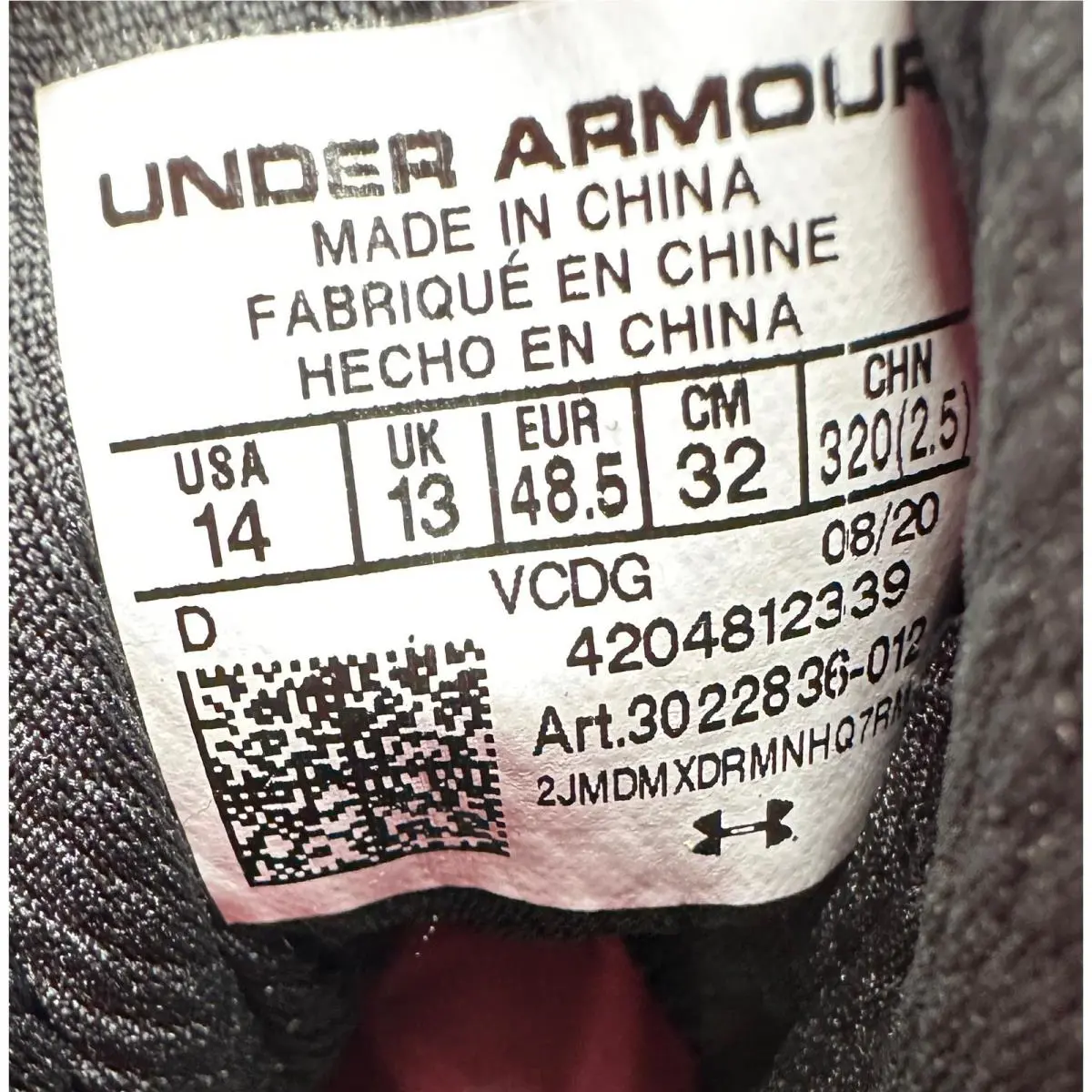 Under Armour shoes - Black 7