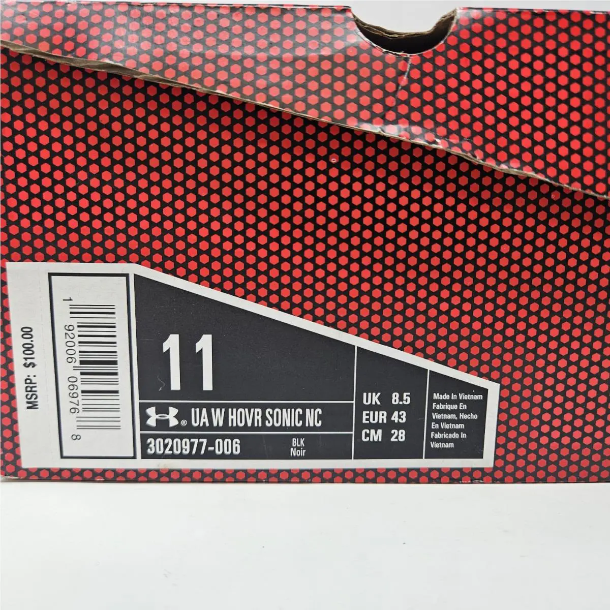 Under Armour shoes - Under Armour HOVR Sonic - HOVR Sonic - 3020977-006 - Gray (UPC: 192006069768) 6