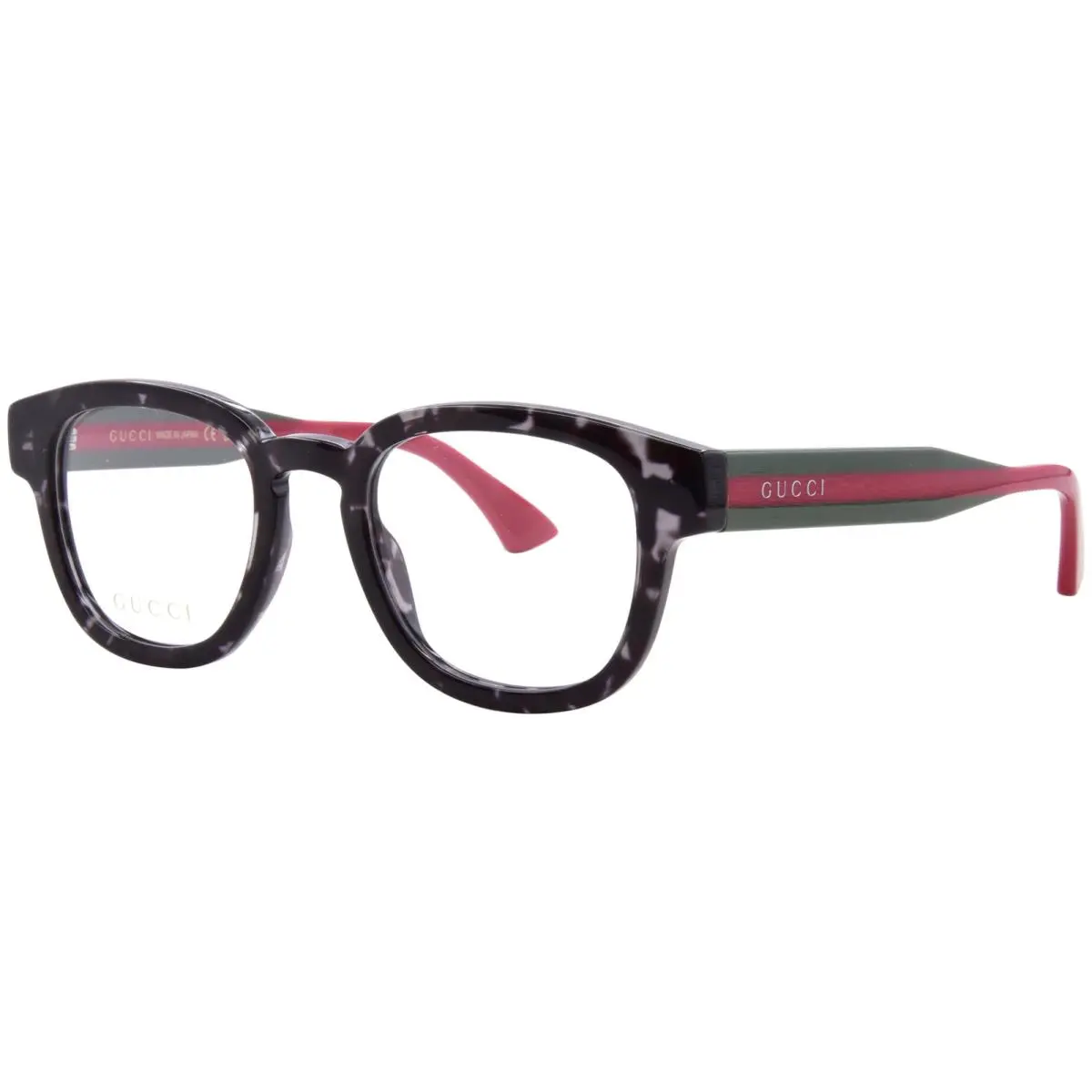Gucci GG1992O 002 Eyeglasses Men`s Havana/green Full Rim Round Shape 48mm