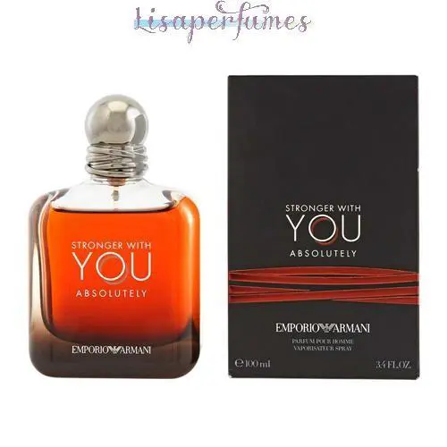 Stronger with You Absolutely by Giorgio Armani For Men 3.4oz Parfum Spray
