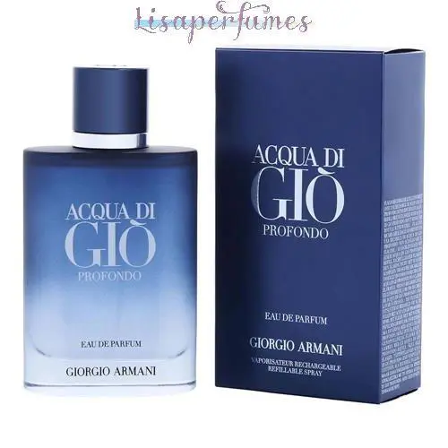 Acqua Di Gio Profondo by Giorgio Armani For Men 3.3oz Eau De Parfum Spray