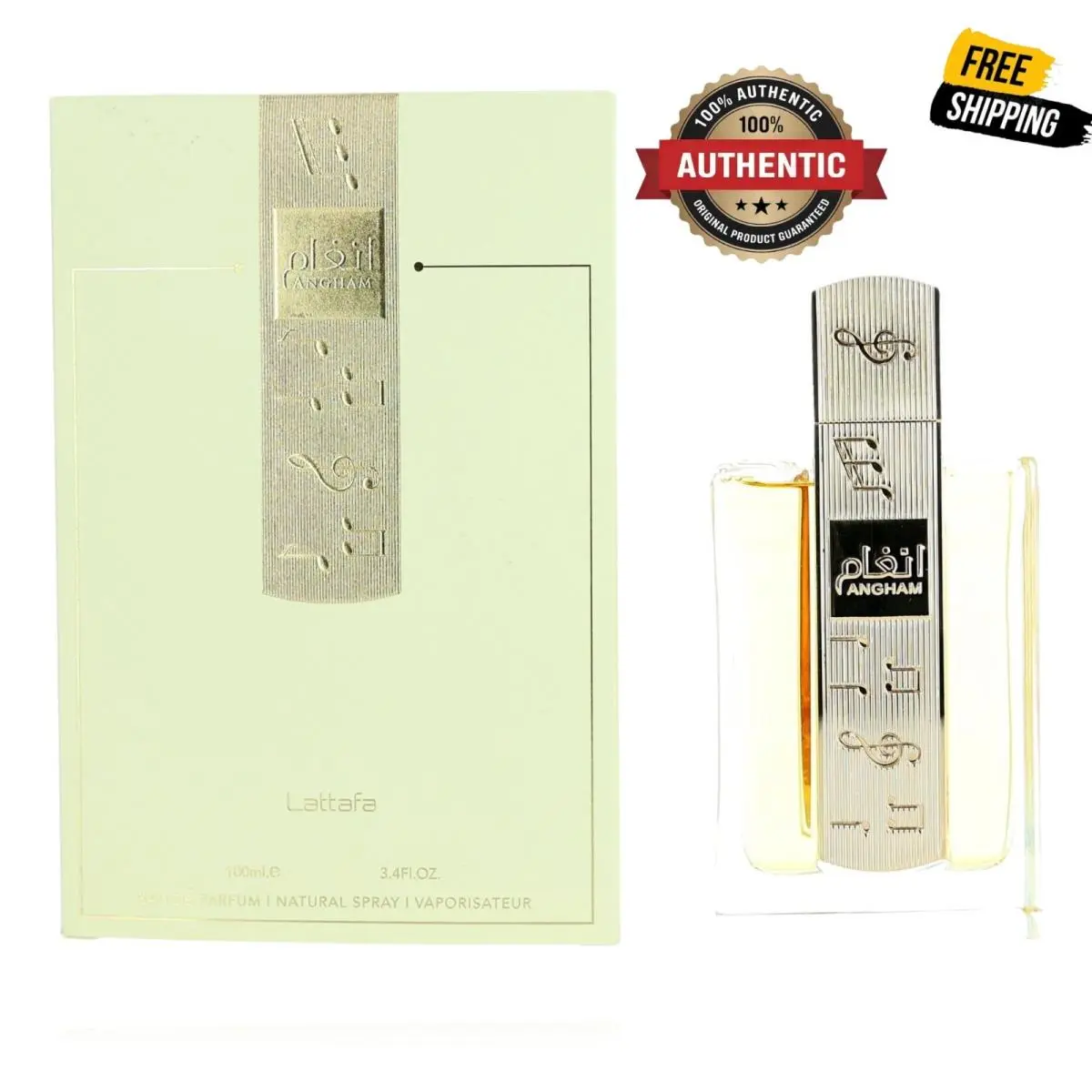 Angham by Lattafa 3.4 oz Edp Spray For Unisex